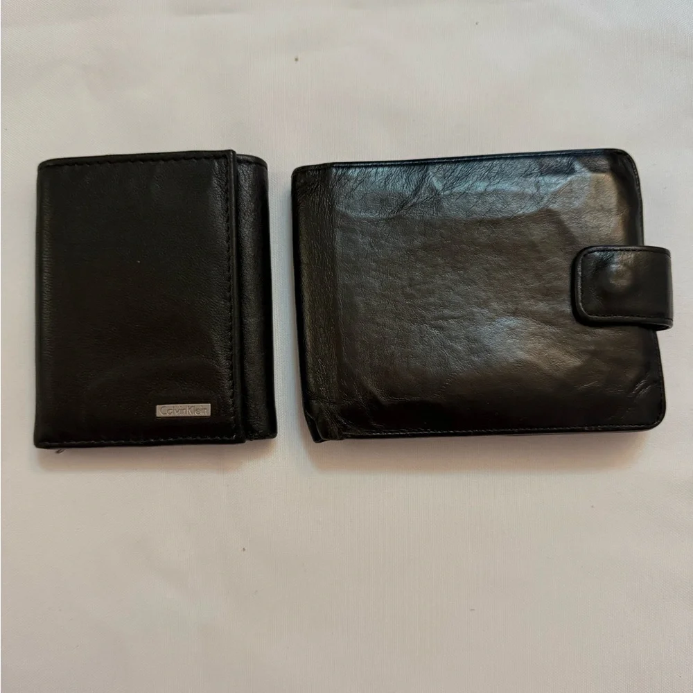 Set wallets Leather 2 Calvin Klein and Grand
